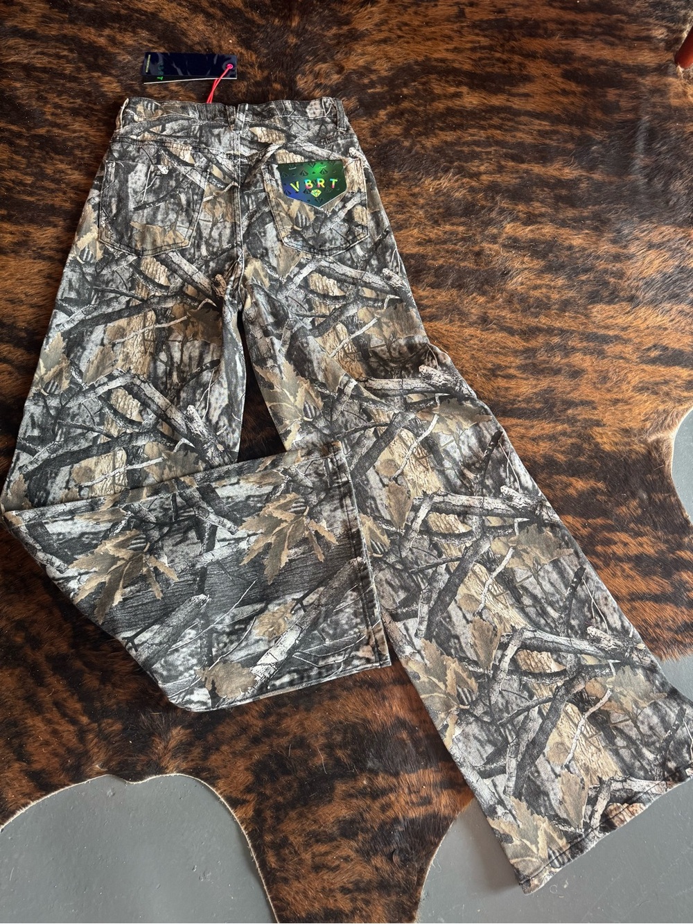 Camo trendy jeans for ladies! Wide leg and some stretch! Modern country vibes!